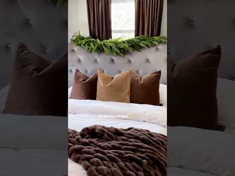 Vlogmas #christmas #vlogmas #bedroomdecor #browncolor #nontraditional