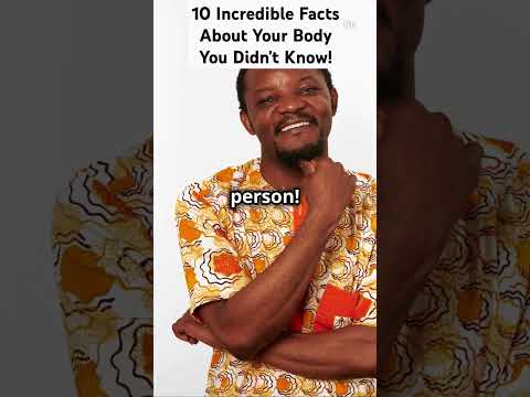 10 Incredible Facts About Your Body You Didn't Know! #ytshorts #youfo #shortyz  #humanbiology