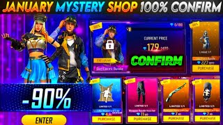 JANUARY MYSTERY SHOP 2023 DATE CONFIRM | NEW MYSTERY SHOP JANUARY 2023 | MYSTERY SHOP FREE FIRE