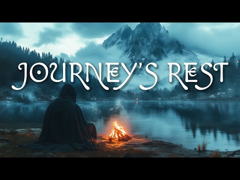 JOURNEY'S REST | 1HOUR CALMING FANTASY AMBIENCE | D&D, RPG, STUDY, STORY TELLING, RELAXATION, ASMR