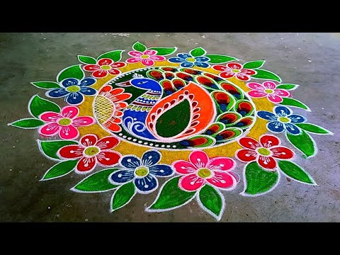 Margazhi Kolam🍀New Year Special Rangoli Design 2025🍀Pongal Kolam🍀Sankranthi Muggulu🍀Easy🍀Rangoli