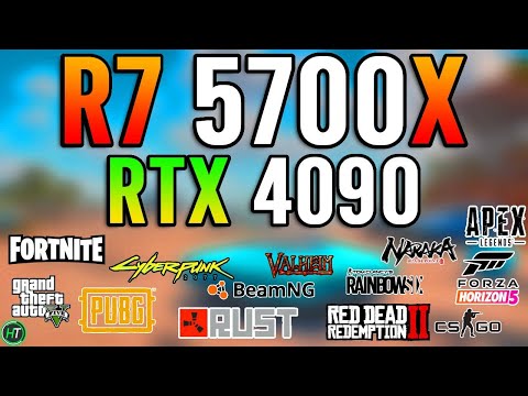 Ryzen 7 5700X + RTX 4090 - 1080p/1440p/4K Gaming