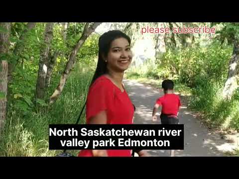 North Saskatchewan valley park beautiful view of nature #trending #indianincanada  #edmonton #free