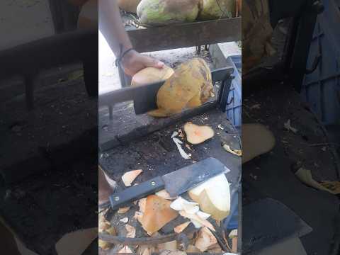 Tender coconut cutting skill|Kerala food|Kariku latest#shorts #shortfeed