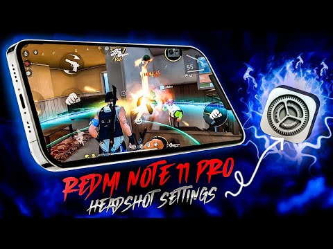 Redmi Note 11 Pro FF Headshot Settings ||  Best Headshot Settings in free fire