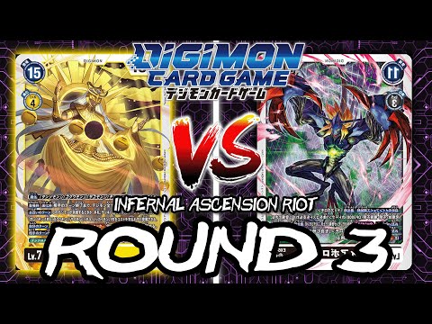 Shakamon VS Diaboromon!! | Digimon Card Game: EX6 Infernal Ascension Riot (ROUND 3)