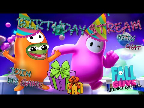 🔴 Hold On To Your Beans! Coop Birthday Stream 🥳【 Fall Guys 】Birthday Stream ► PS5 Gameplay