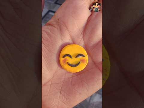 DIY Super Clay emoji 😊 | #shorts #short #diy #clay