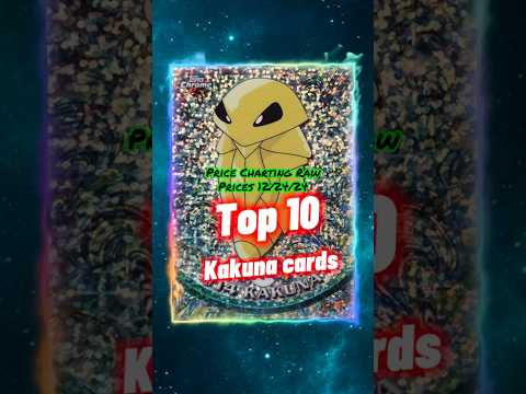 Top 10 EXPENSIVE Kakuna Pokemon Cards #shorts #kakuna #pokemon