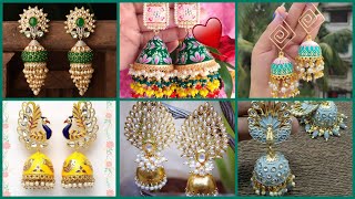 Fancy Earrings Designs/Stylish Jhumki Designs/Latest Gold Earrings/Hoop Earrings/Earrings Designs