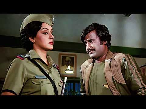 रजनीकांत में जाली बदले की आग | Amitabh Bachchan, Hema Malini | Andha Kanoon Movie