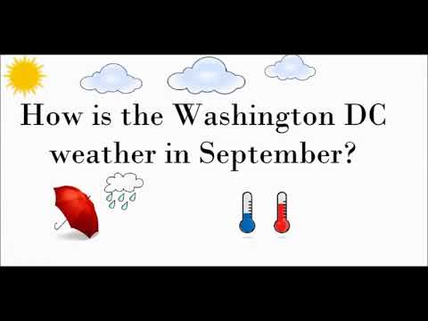 How is Weather in DC in September