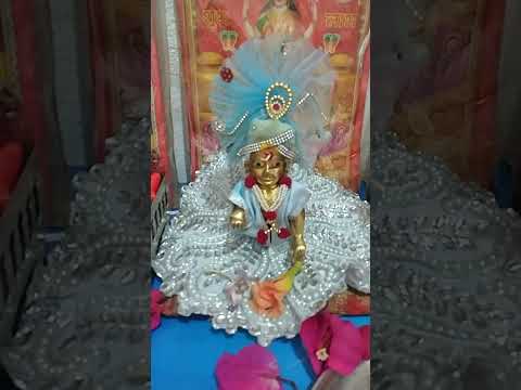 #shortvideo #Laddu Gopal morning snan short Radhe Radhe #krishnastatus #viralshorts