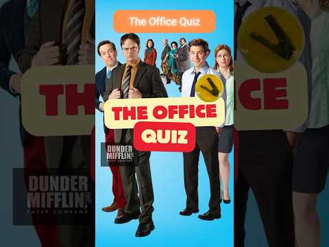 The Office Trivia Challenge 📝 | Can you answer all 5 questions? #quiz #trivia #theoffice