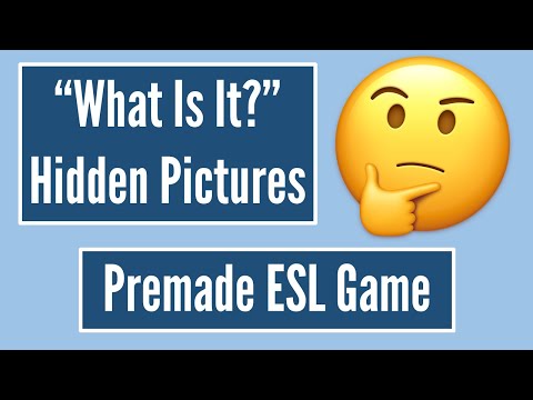 Hidden Pictures | Random Objects | What Is It? | English Game | Beginners ESL