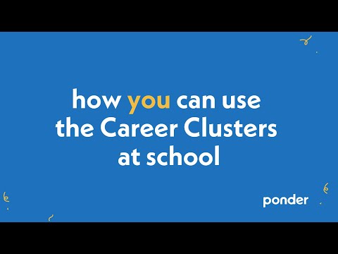 Introducing the Career Clusters from Study Work Grow