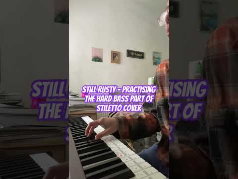 My rusty version of Stiletto cover 🤣🤭 #intermediatepiano #selftaughtpiano fake it till you make it