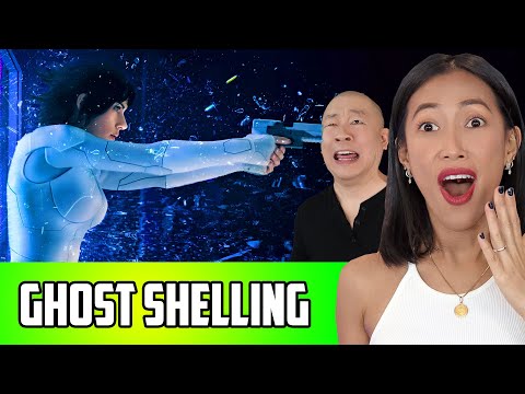 Ghost In The Shell Movie Reaction - Cyberpunk Shootout vs Robot Geishas!