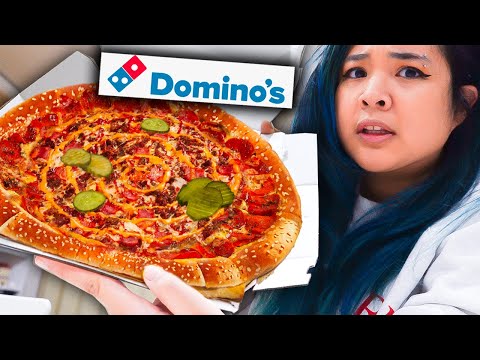 We Tried Domino's Japan's BURGER PIZZA