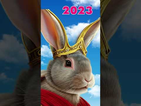 2023 Happy Rabbit Lunar New Year: Artificial Intelligence (A.I.)  Zodiac Rabbits【Master Tsai】