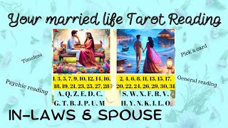 🔮💖Your life after marriage 🦋 Your bond with your in-laws, spouse, financial status & personality💖🔮