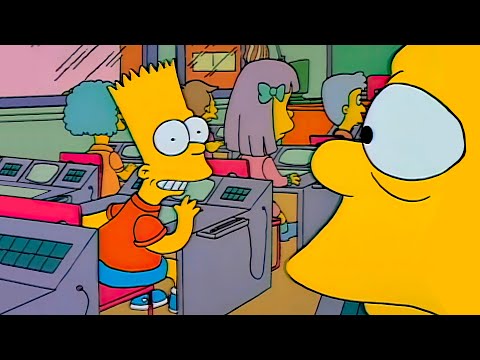 The Simpsons Predicted the School of the Future! The Simpsons 2024 - Best moments!