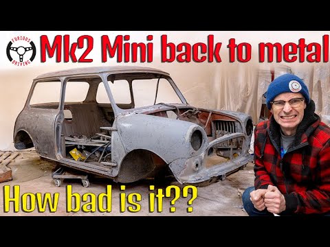 How bad is my 1969 Morris Mini body? - Its bad! Back to metal secrets revealed!