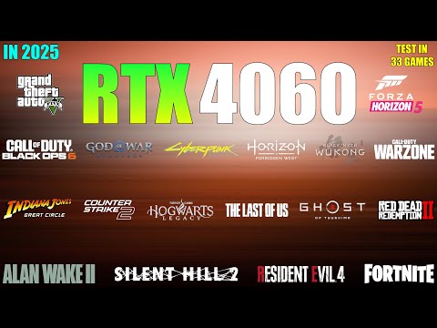 RTX 4060 - Test in 33 Games in 2025 - is it the Best Budget GPU?