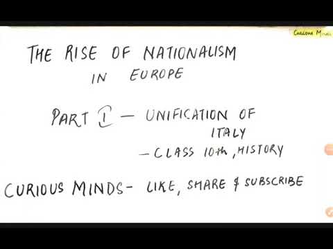 THE RISE OF NATIONALISM IN EUROPE | CHAPTER 1| Part 1 | HISTORY | CLASS 10 | NCERT | CURIOUS MINDS