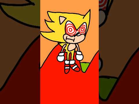 Sonic Goes Fleetway Super Sonic