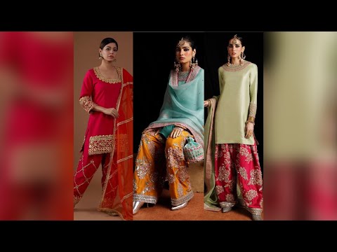 Latest Embroidered salwar designs | new embroidered trousers designs | embroidered shalwar designs