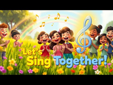 🎶 Let’s Sing Together | A Fun English Choral Song for Kids! 🎤✨