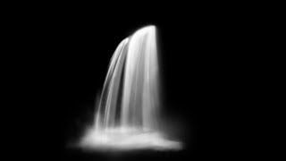 Waterfall black screen video | large waterfall black screen | black screen waterfall