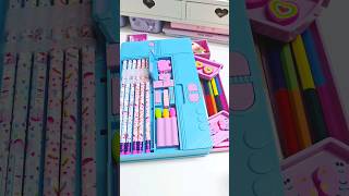 Filling my pencil box with cute stationery ✨️ 💕 #cute #stationery #asmr #shorts #youtubeshorts