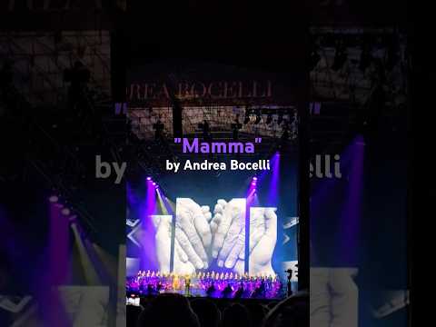 Andrea Bocelli performs "Mamma" - Part II | 30th-Anniversary Celebration #shorts