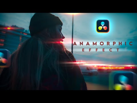 How to Create ANAMORPHIC Effect in DAVINCI RESOLVE 19