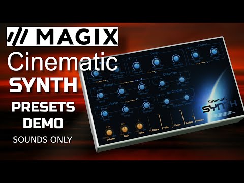 Magix Cinematic Synth (VST) Demonstration | Preset Showcase