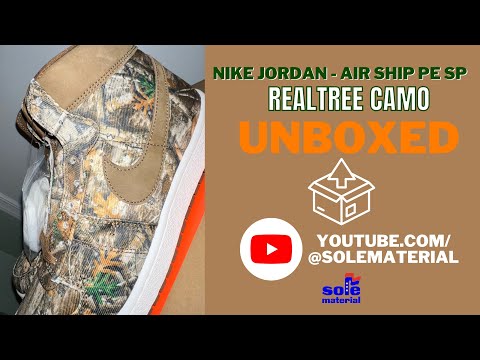 UNBOXED - Nike Jordan Air Ship PE SP Realtree Camo