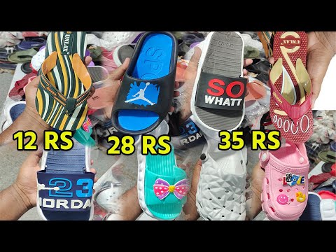 Cheapest Slippers Wholesale Market In Delhi Footwear Market Inderlok Delhi Footwear Wholesale Market