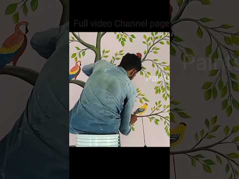 full paint video #paint #art #wallpaintingdesigns #shorts #viral #treanding