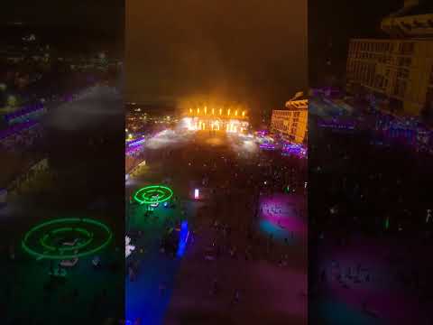 the stages at #EDC Orlando are out of this world #fpv #drone #2023 #edco #insomniac