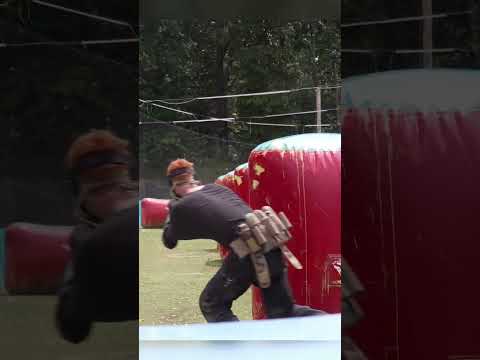 I love when they gun battle right down the middle 😍🟡🟡🟡🔫 Paintball 1vs1 | Hormesis Elite Tour #shorts