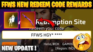 Free Fire New FFWS Redeem Code | Free Fire New Redeem Code | Free Fire New Event | VOK Gaming