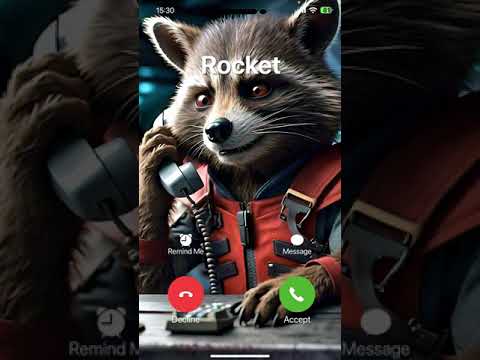 Incoming Call from Rocket | Guardians of the Galaxy’s Rocket is Calling You!