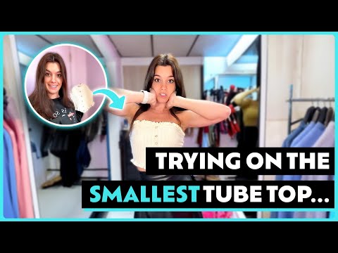 Trying On The World's Smallest Tube Top! 😱 | STORYTRENDER