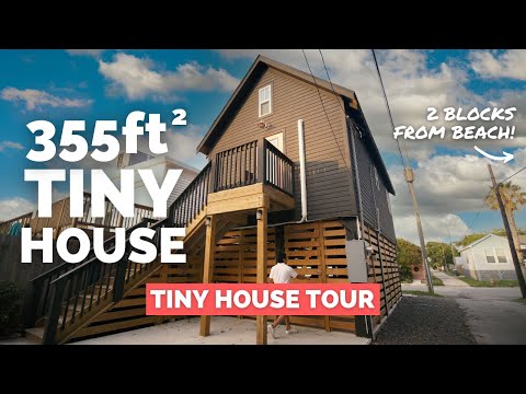 355-sqft Tiny Home near the Beach! | Tiny House Tour