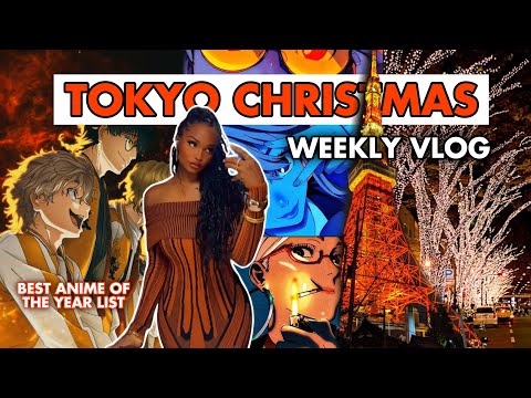 WEEKLY VLOG CHRISTMAS IN JAPAN | BEST ANIME OF THE YEAR |HAWAII TO TOKYO