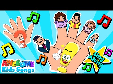 Finger Family Song | Baby Finger Where Are You? | Nursery Rhymes & Kids Songs | #AwesomeKidsSongs