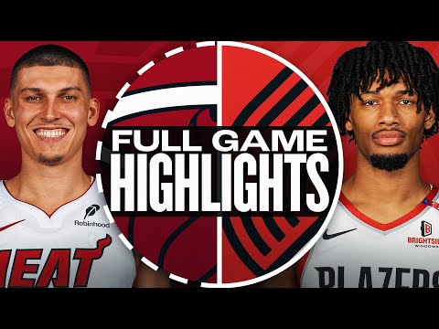 HEAT at TRAIL BLAZERS | FULL GAME HIGHLIGHTS | January 11, 2025