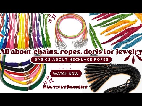 About Necklace Back chain , Dori and Adjustable Ropes #useful #beginners #guide #guidance #business